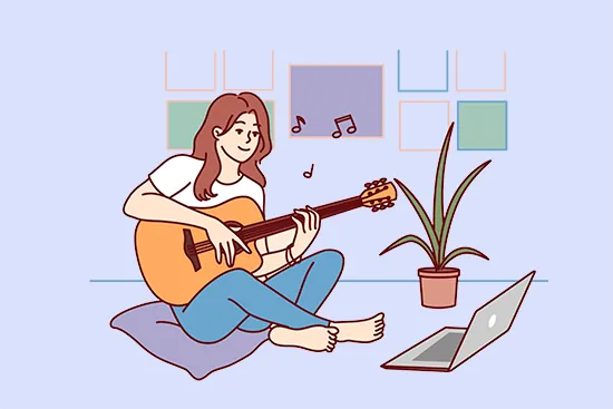 Learning vocabulary from foreign-language songs