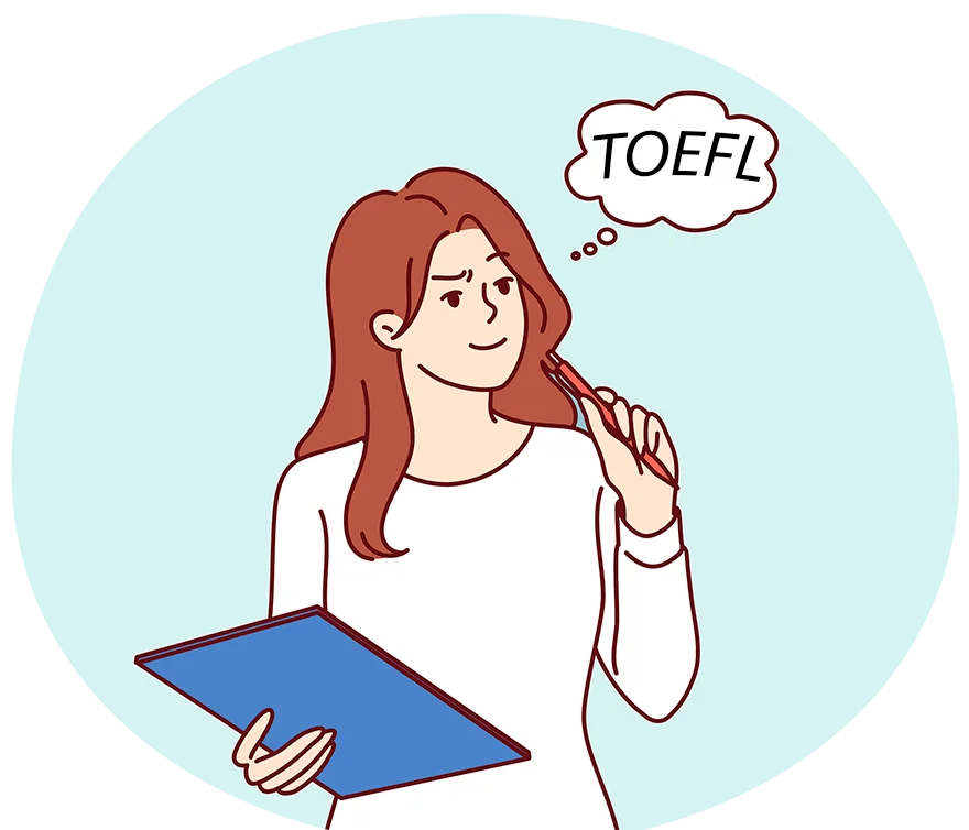 TOEFL test: English proficiency level, scores and grading