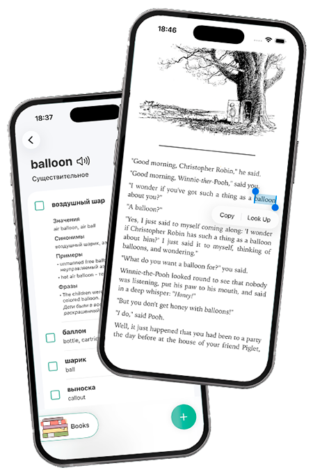My Words reader and vocabulary trainer